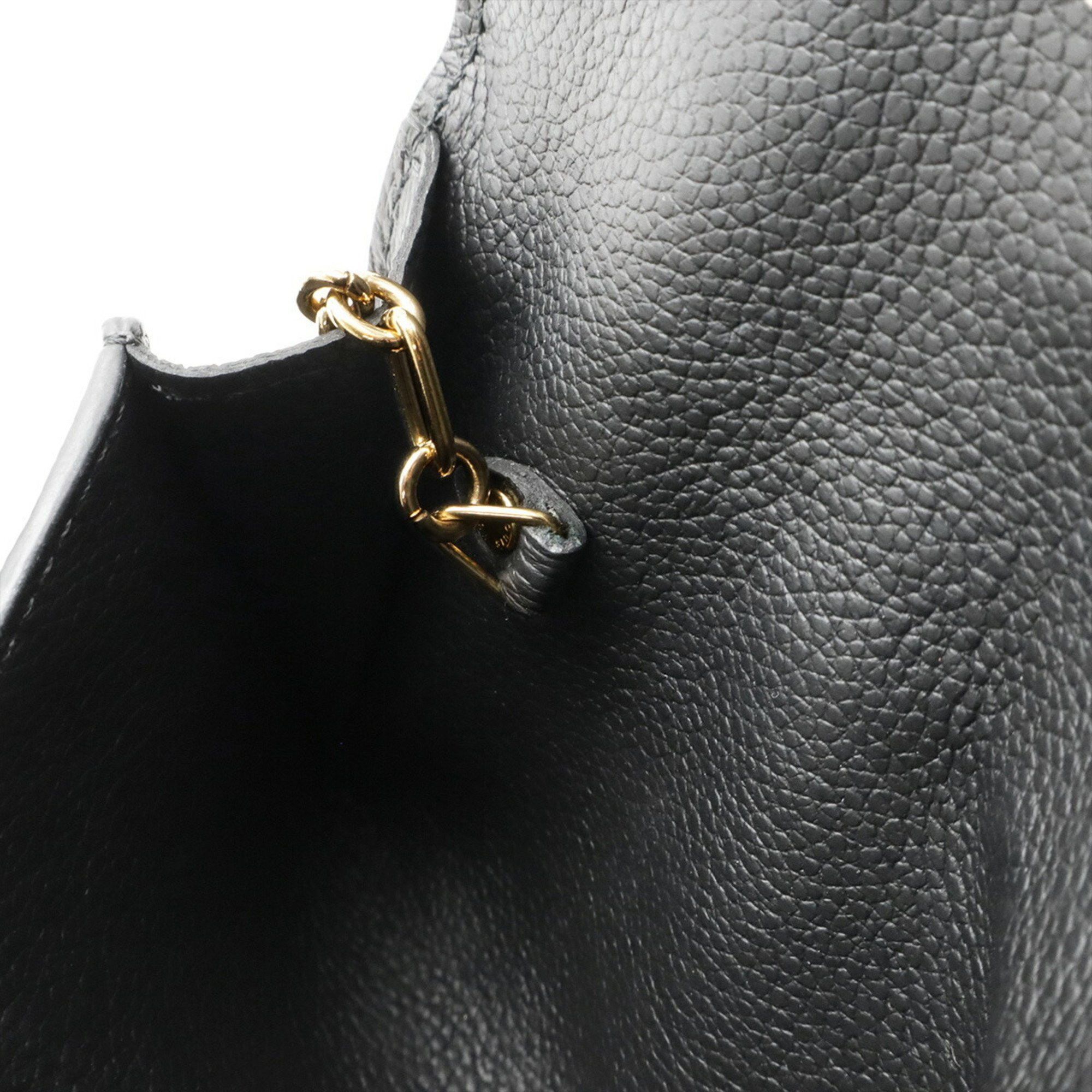 Louis Vuitton LOUIS VUITTON Monogram Empreinte Pochette Clé Coin Case Wallet Purse Noir Black M60633 Size ONE SIZE - 8 Thumbnail