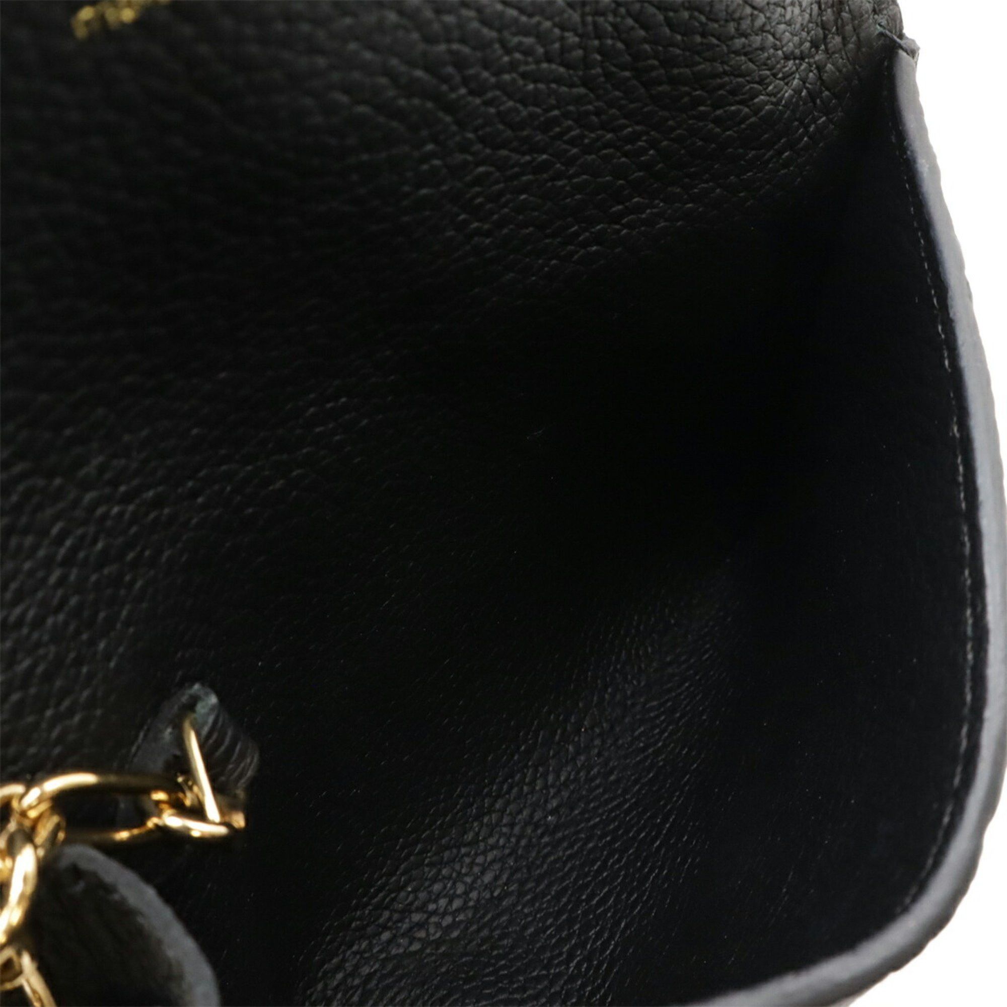 Louis Vuitton LOUIS VUITTON Monogram Empreinte Pochette Clé Coin Case Wallet Purse Noir Black M60633 Size ONE SIZE - 7 Thumbnail