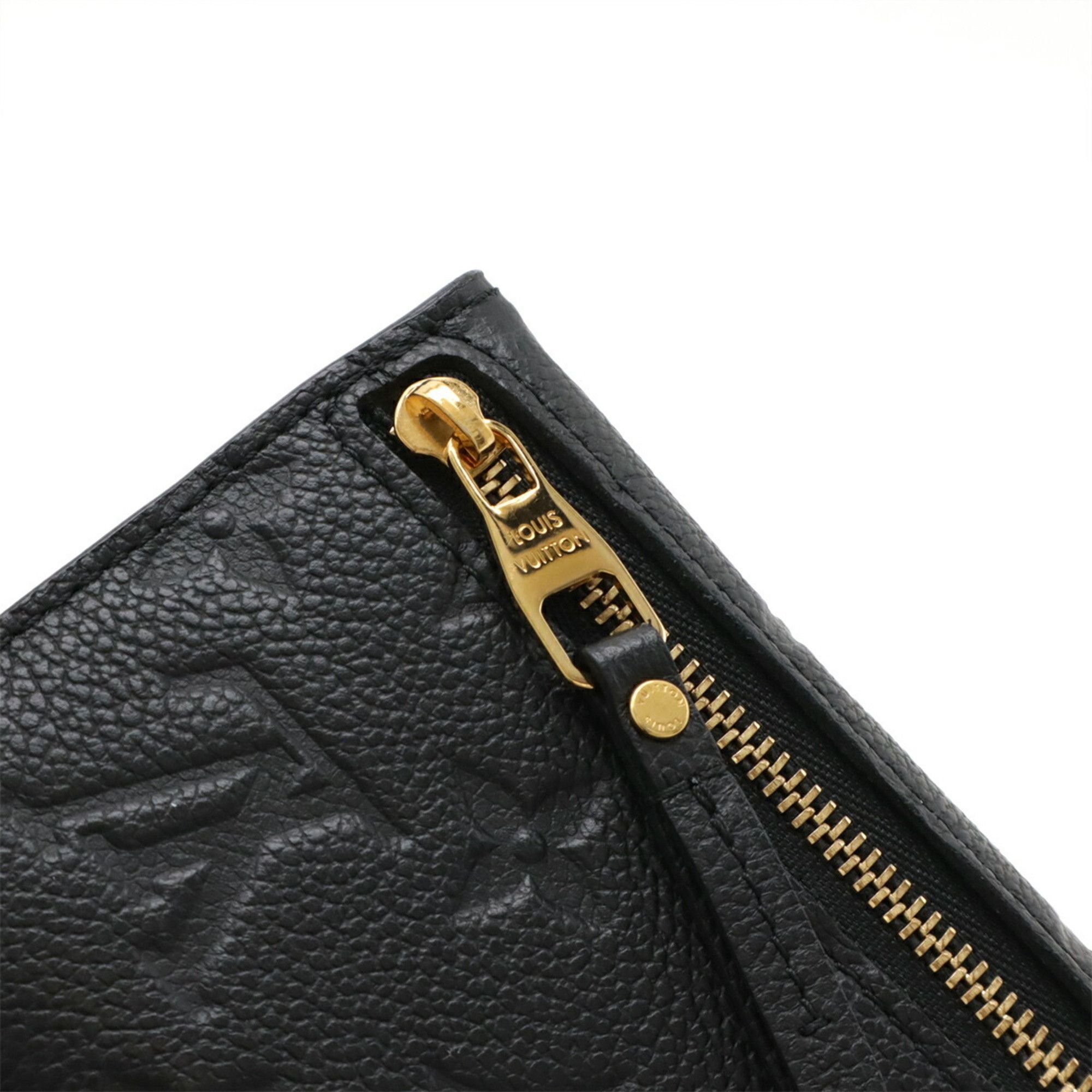 Louis Vuitton LOUIS VUITTON Monogram Empreinte Pochette Clé Coin Case Wallet Purse Noir Black M60633 Size ONE SIZE - 6 Thumbnail