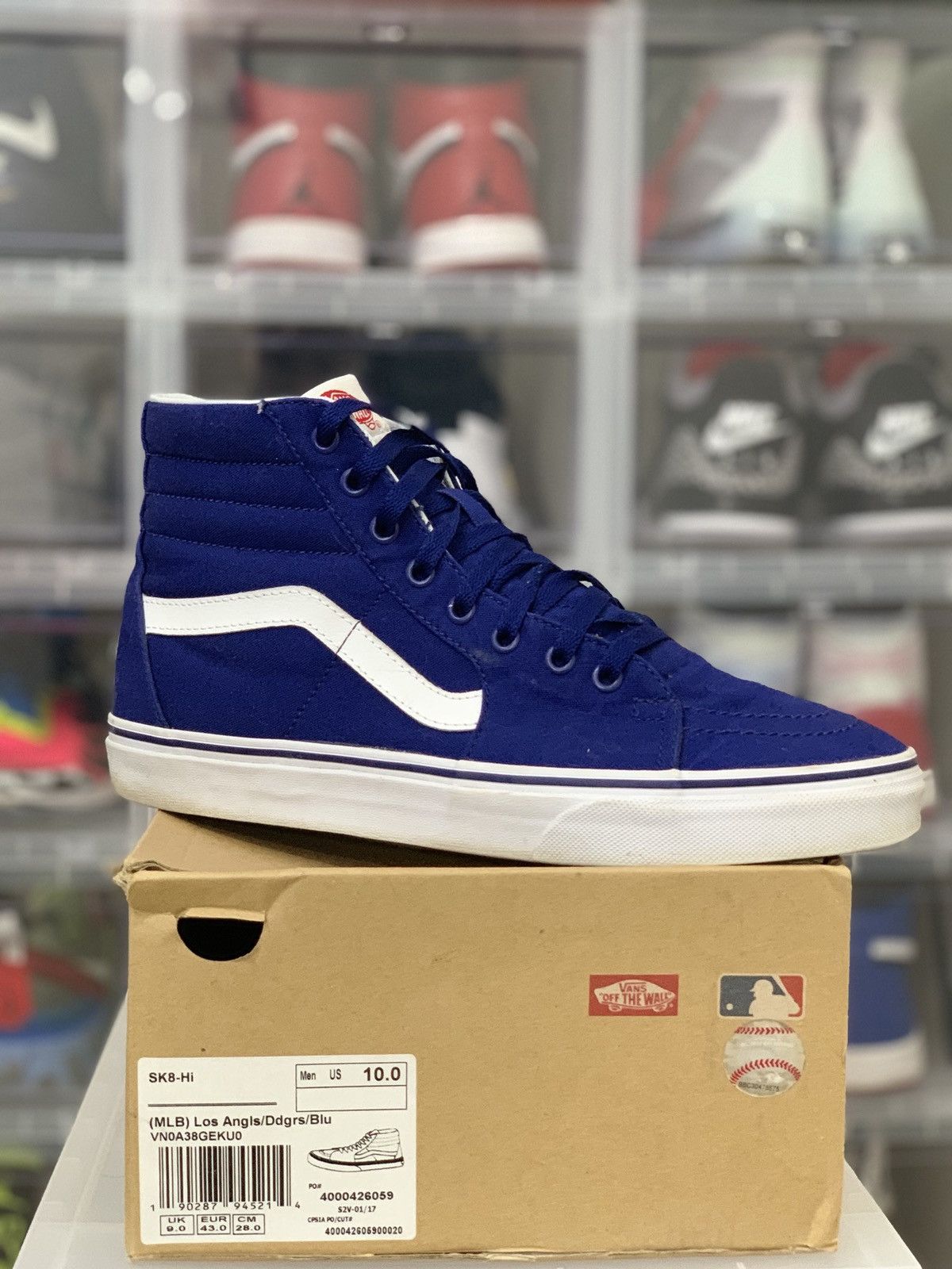 Vans sk8 hi dodgers sales
