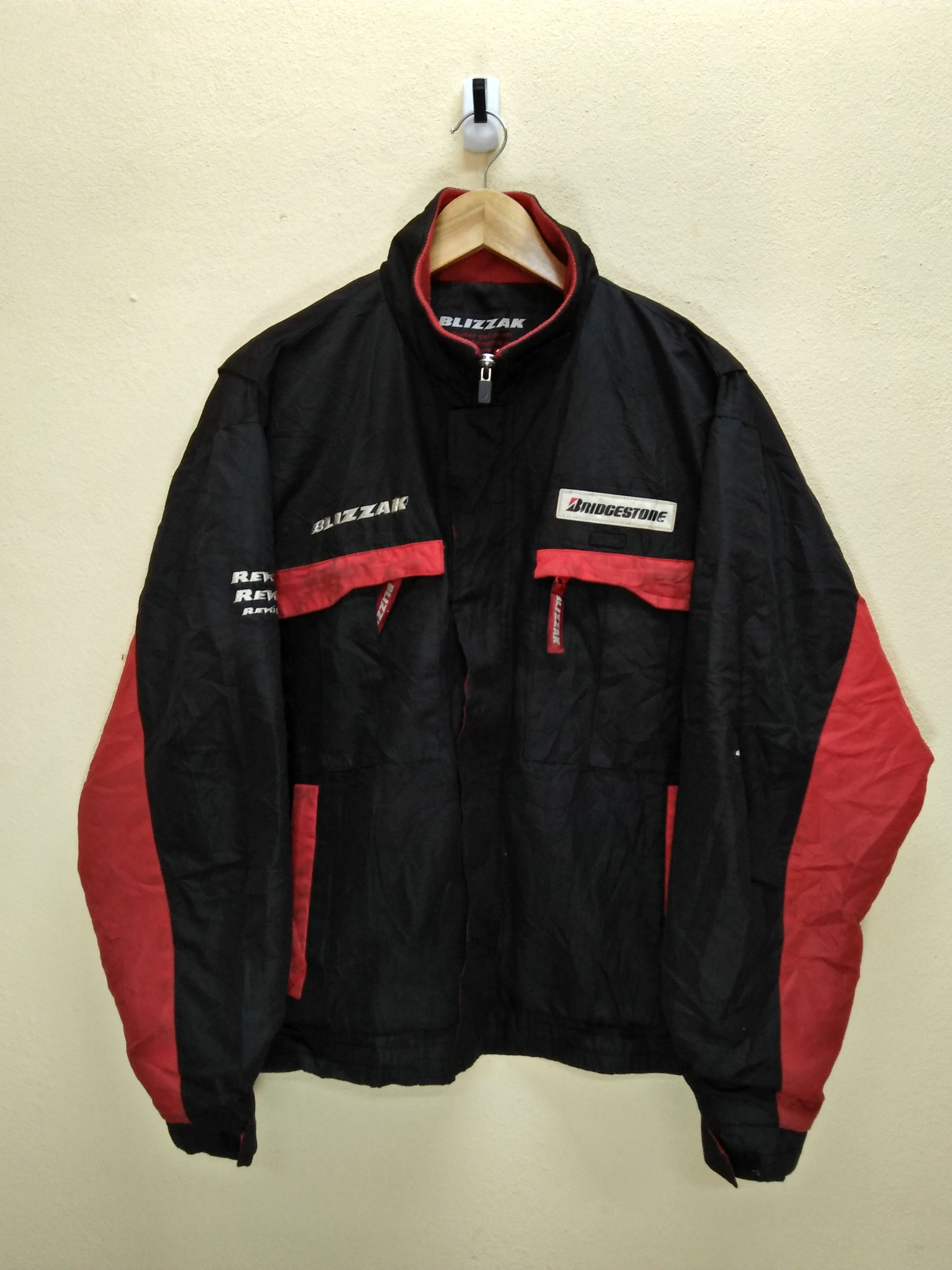 ICON Motorsports BLIZZAX BRIDGESTONE Motorsports Embroidered L Jacket. Size US L / EU 52-54 / 3 - 1 Thumbnail