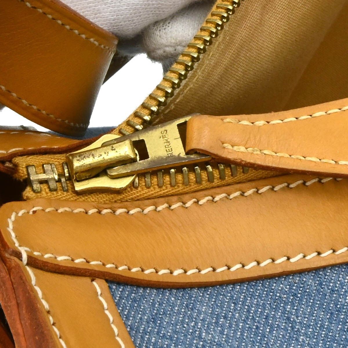 Hermes Hermes Sac Doremi Bag Denim with Leather Size ONE SIZE - 8 Thumbnail