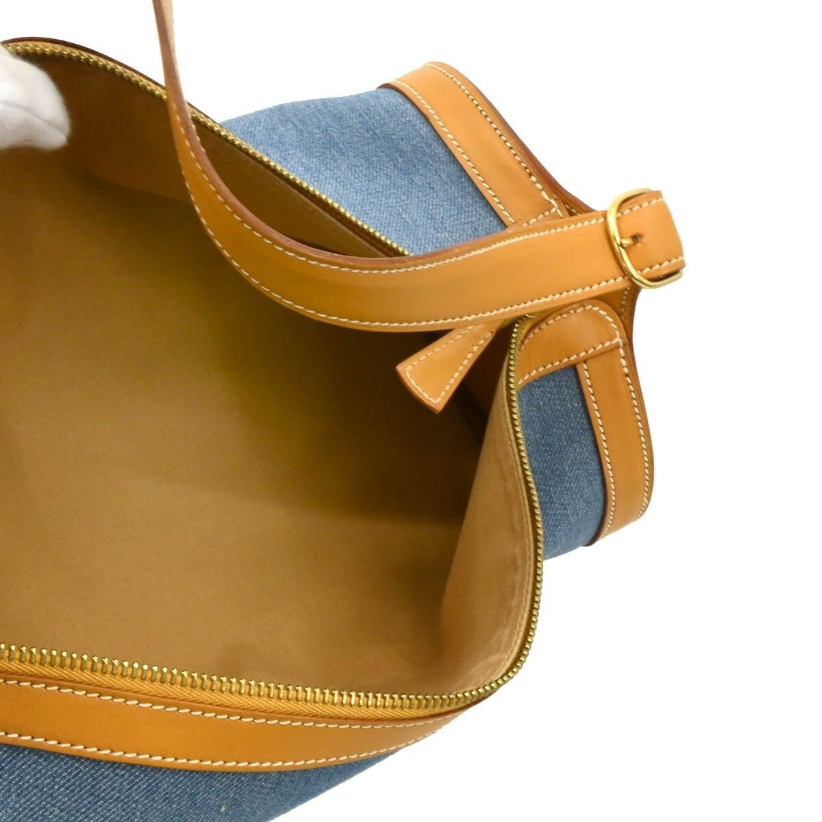 Hermes Hermes Sac Doremi Bag Denim with Leather Size ONE SIZE - 10 Thumbnail