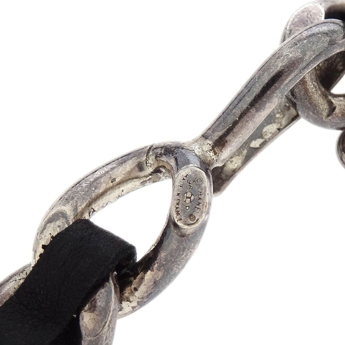 Chanel Chanel Vintage CC Chain Belt Metal and Leather Size ONE SIZE - 4 Thumbnail