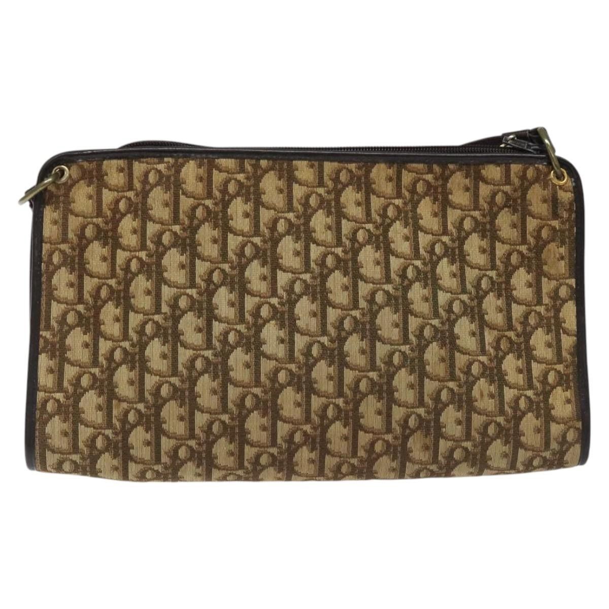 Dior Christian Dior Vintage Trotter Shoulder Bag Canvas Size ONE SIZE - 2 Thumbnail