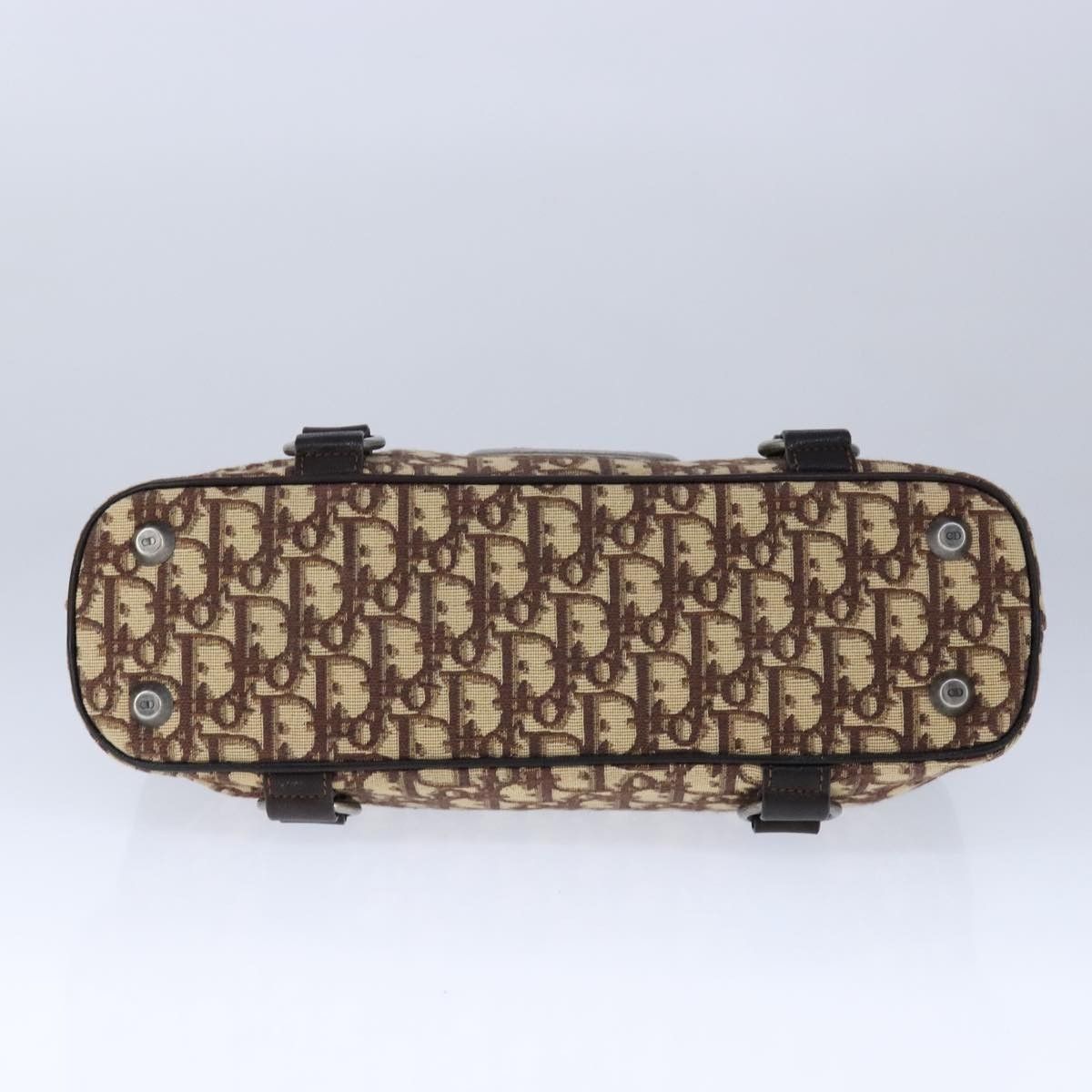Dior Christian Dior Vintage Trotter Handbag Canvas Size ONE SIZE - 17 Thumbnail