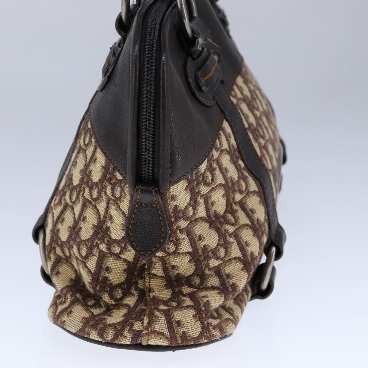 Dior Christian Dior Vintage Trotter Handbag Canvas Size ONE SIZE - 3 Thumbnail