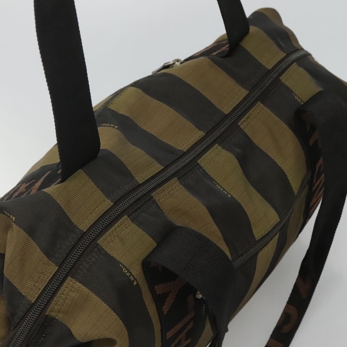 Fendi Fendi Vintage Logo Pequin Weekender Bag Canvas Size ONE SIZE - 18 Thumbnail