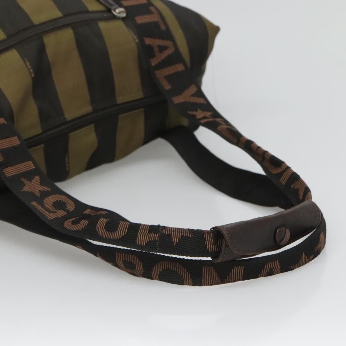 Fendi Fendi Vintage Logo Pequin Weekender Bag Canvas Size ONE SIZE - 8 Thumbnail