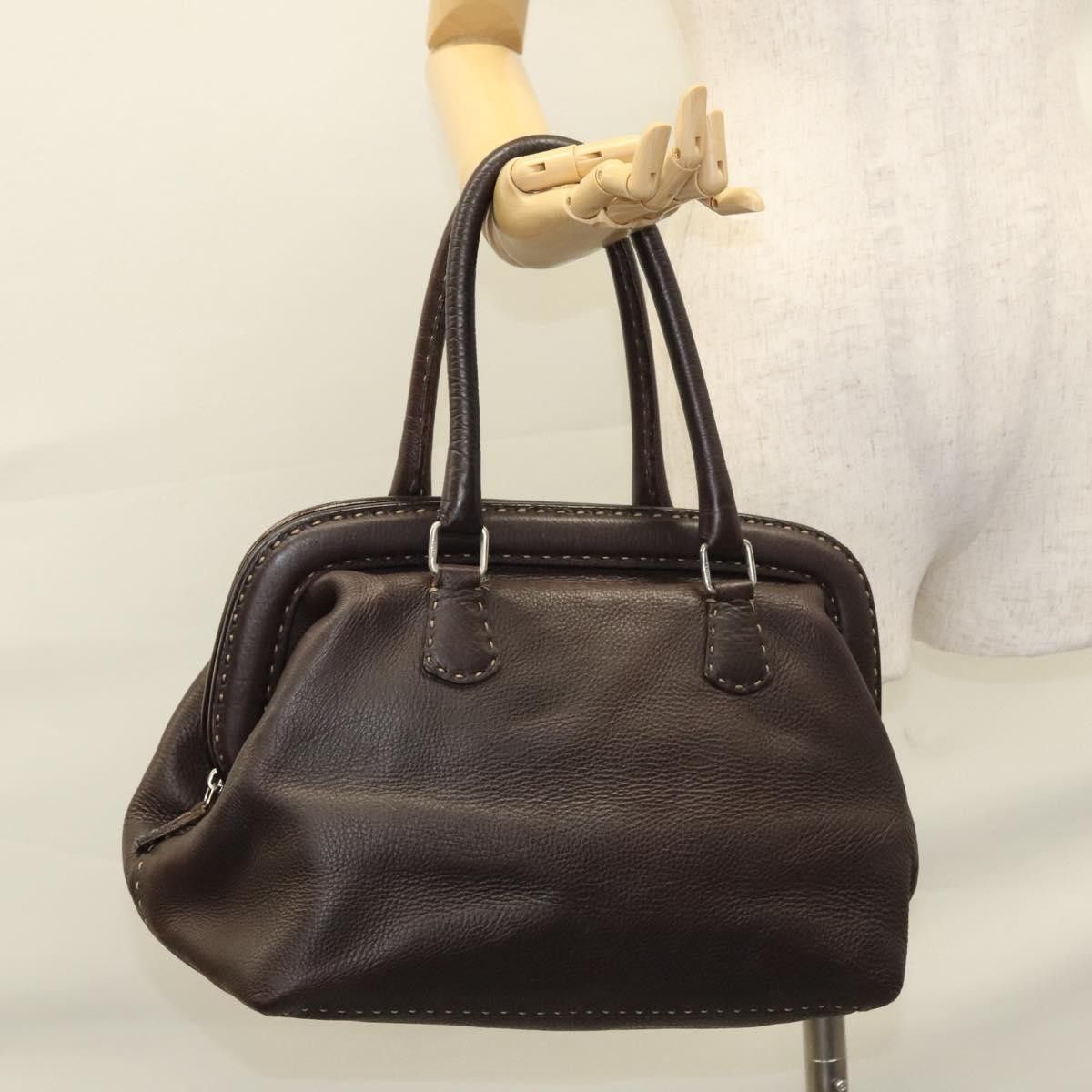 Fendi Fendi Selleria Frame Doctor Bag Leather Size ONE SIZE - 12 Thumbnail
