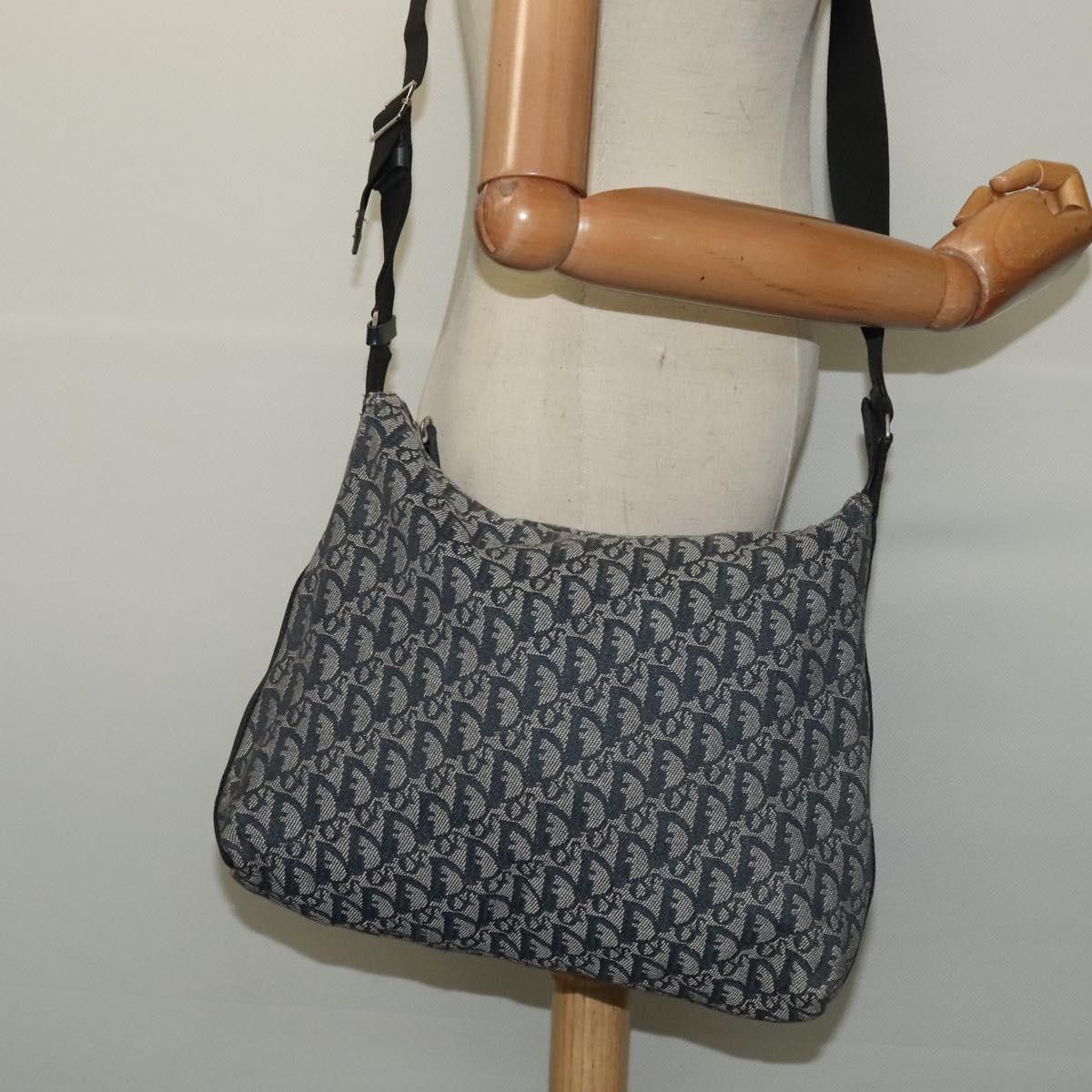 Dior Christian Dior Vintage Zip Shoulder Bag Diorissimo Canvas Size ONE SIZE - 14 Thumbnail