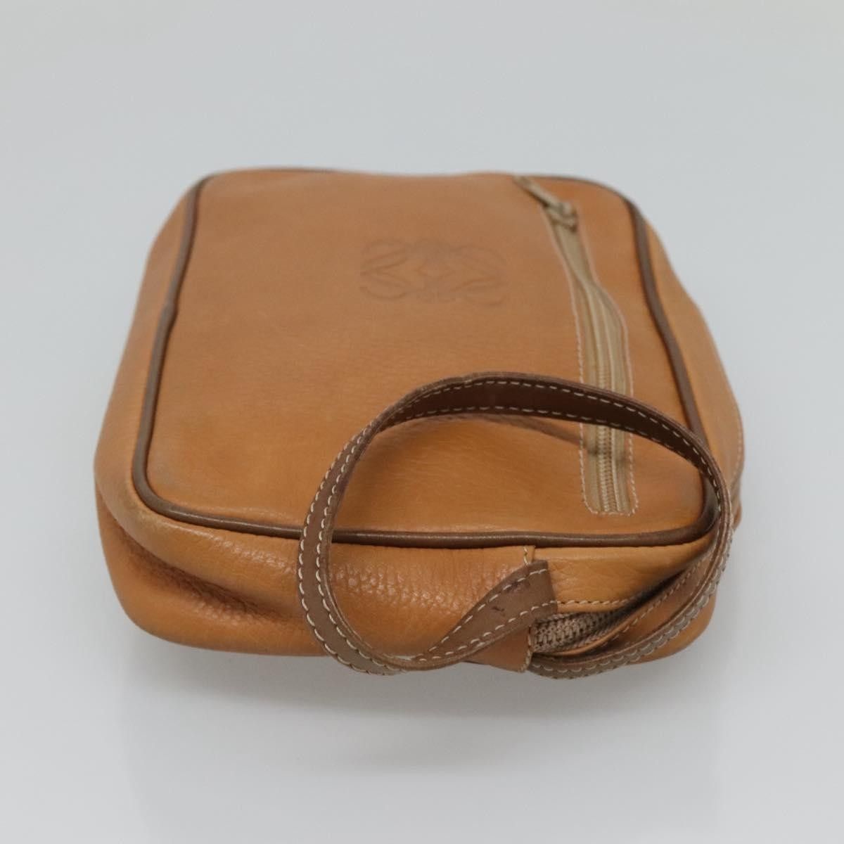 Loewe Loewe Anagram Clutch Bag Leather Size ONE SIZE - 3 Thumbnail