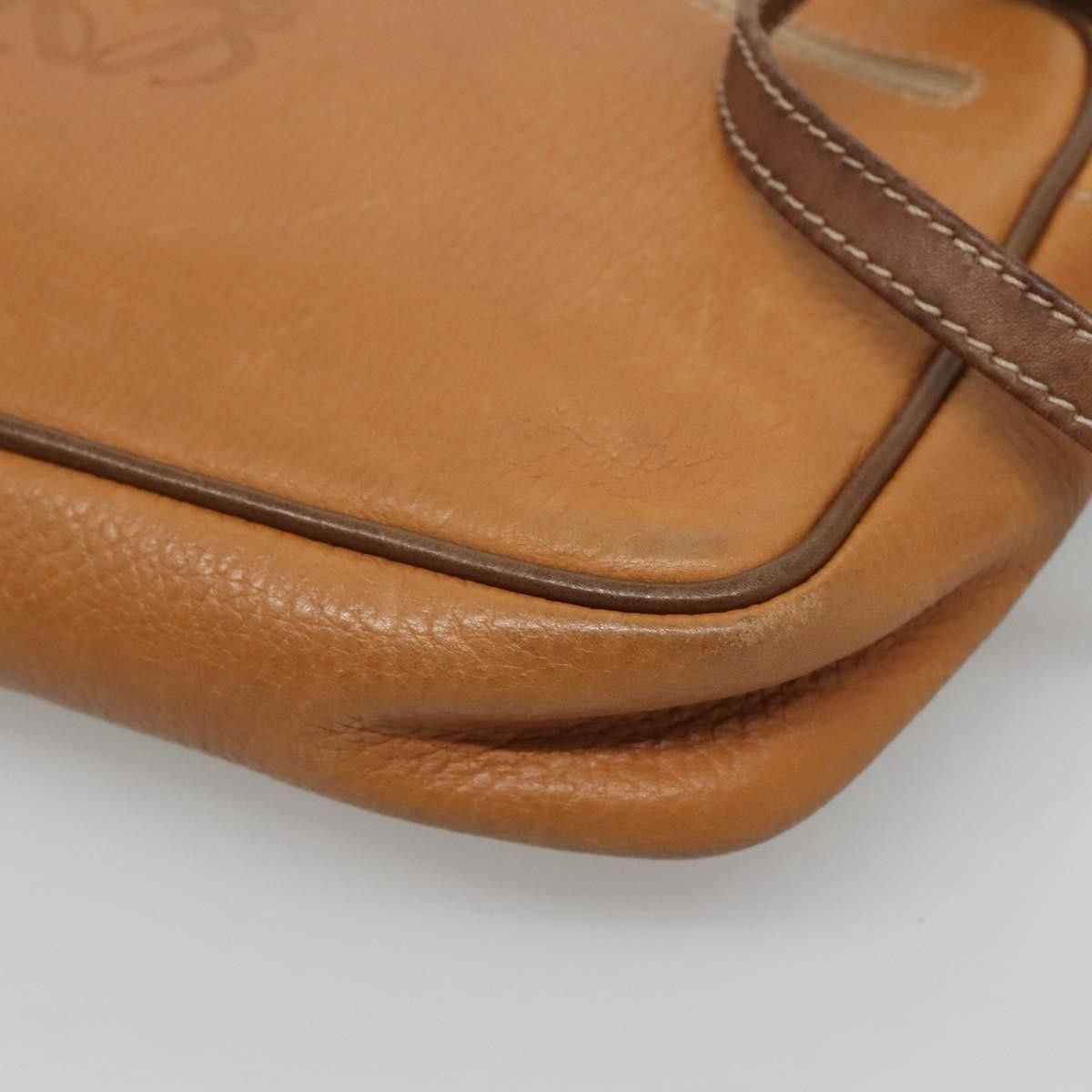 Loewe Loewe Anagram Clutch Bag Leather Size ONE SIZE - 10 Thumbnail