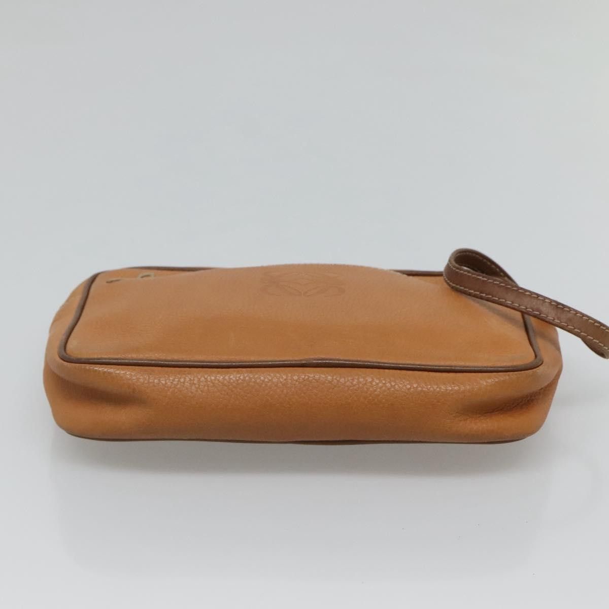 Loewe Loewe Anagram Clutch Bag Leather Size ONE SIZE - 16 Thumbnail