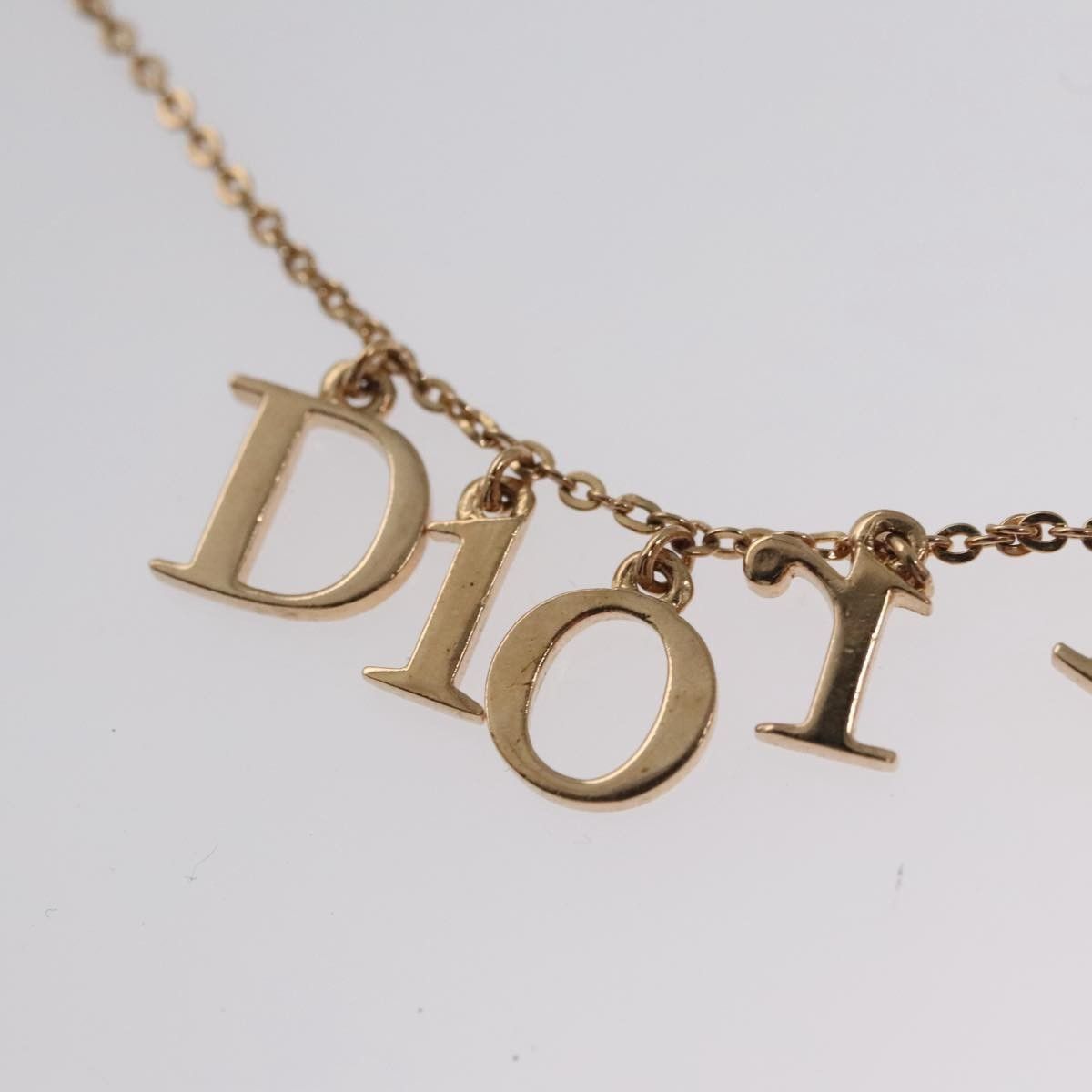 Dior Christian Dior Logo Necklace Metal Size ONE SIZE - 2 Thumbnail