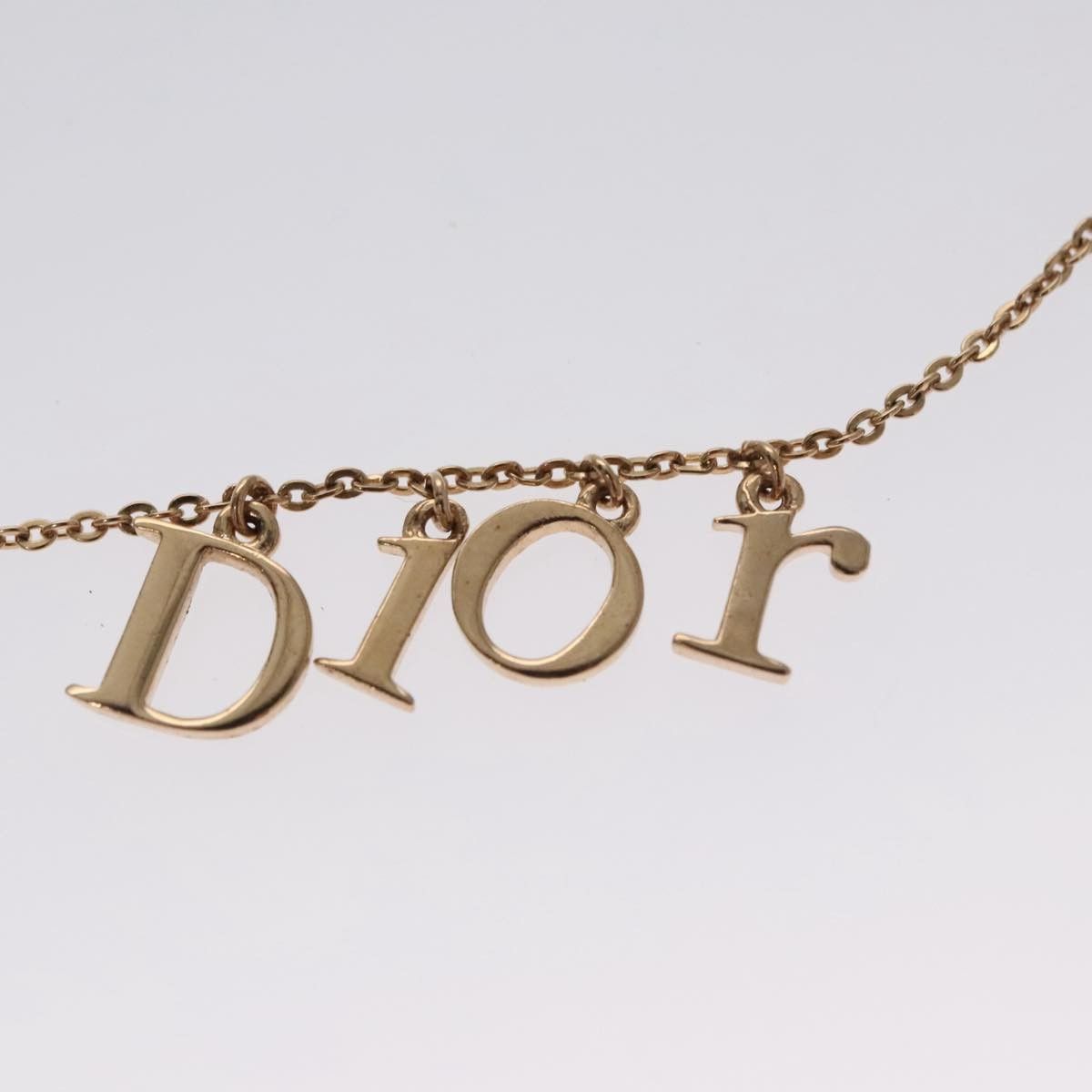 Dior Christian Dior Logo Necklace Metal Size ONE SIZE - 4 Thumbnail