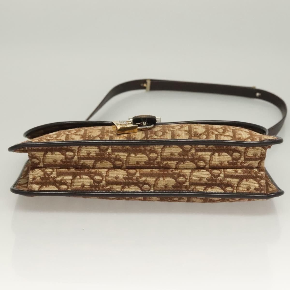 Dior Christian Dior Vintage Trotter Shoulder Bag Canvas Size ONE SIZE - 13 Thumbnail