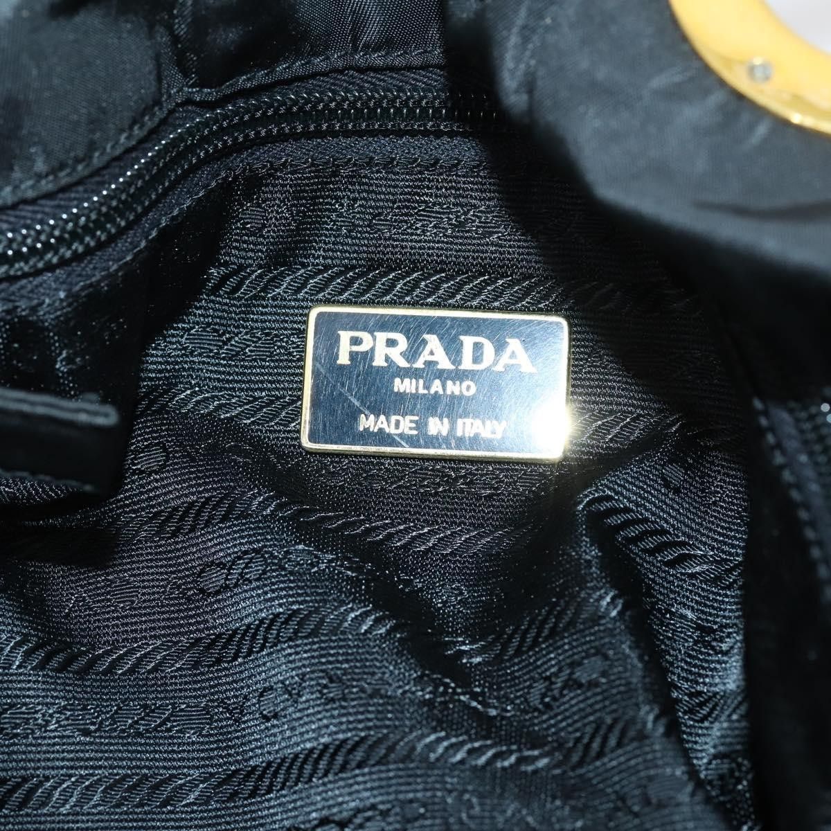 Prada Prada Convertible Metal Handle Satchel Quilted Tessuto Size ONE SIZE - 6 Thumbnail