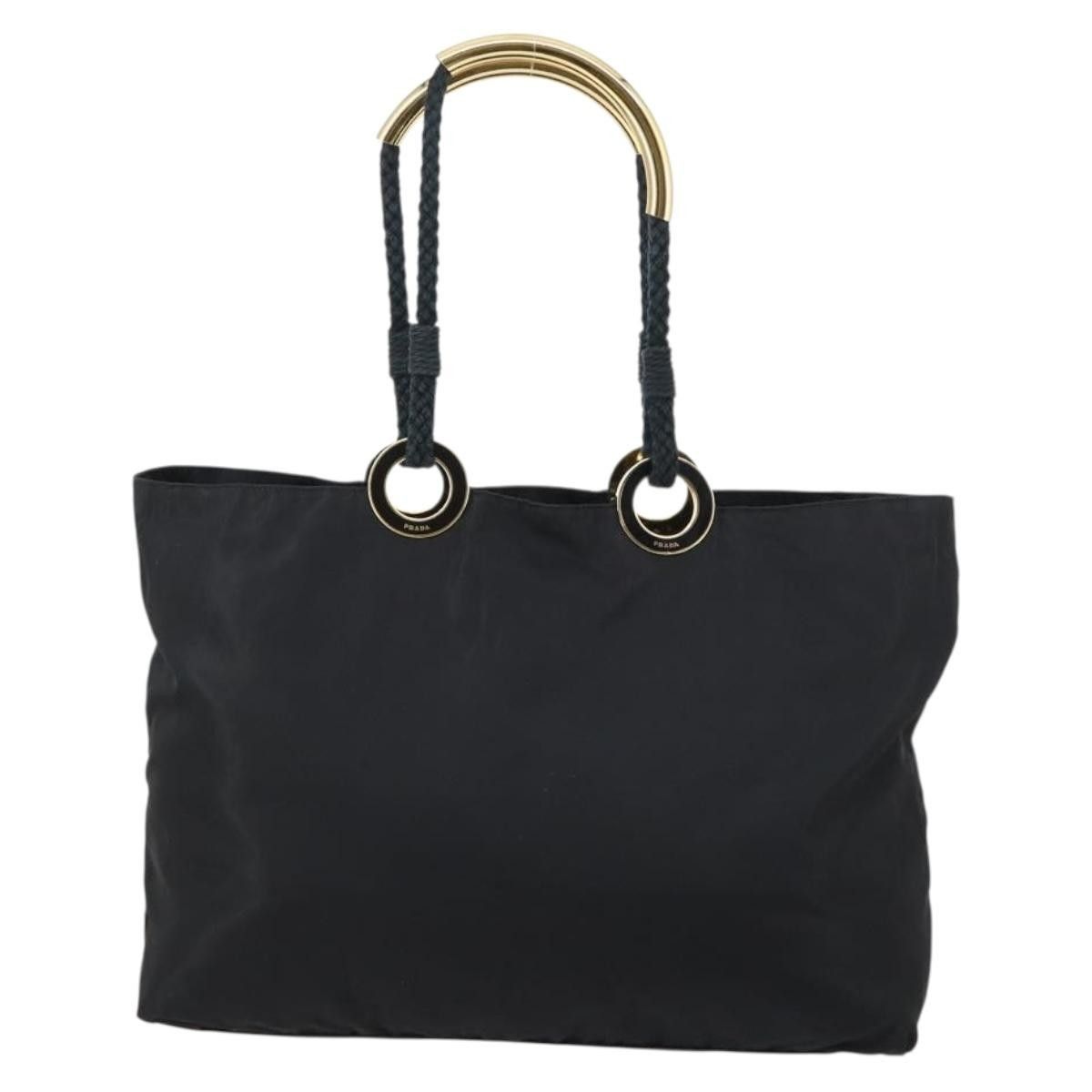Prada Prada Convertible Metal Handle Satchel Quilted Tessuto Size ONE SIZE - 17 Thumbnail