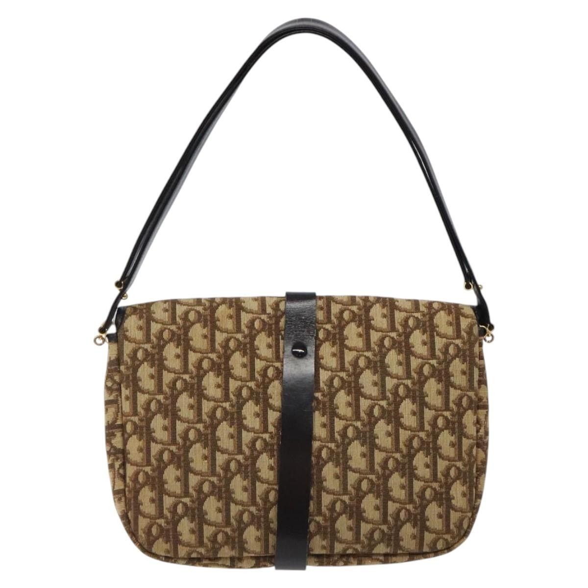 Dior Christian Dior Vintage CD Flap Shoulder Bag Canvas Size ONE SIZE - 2 Thumbnail