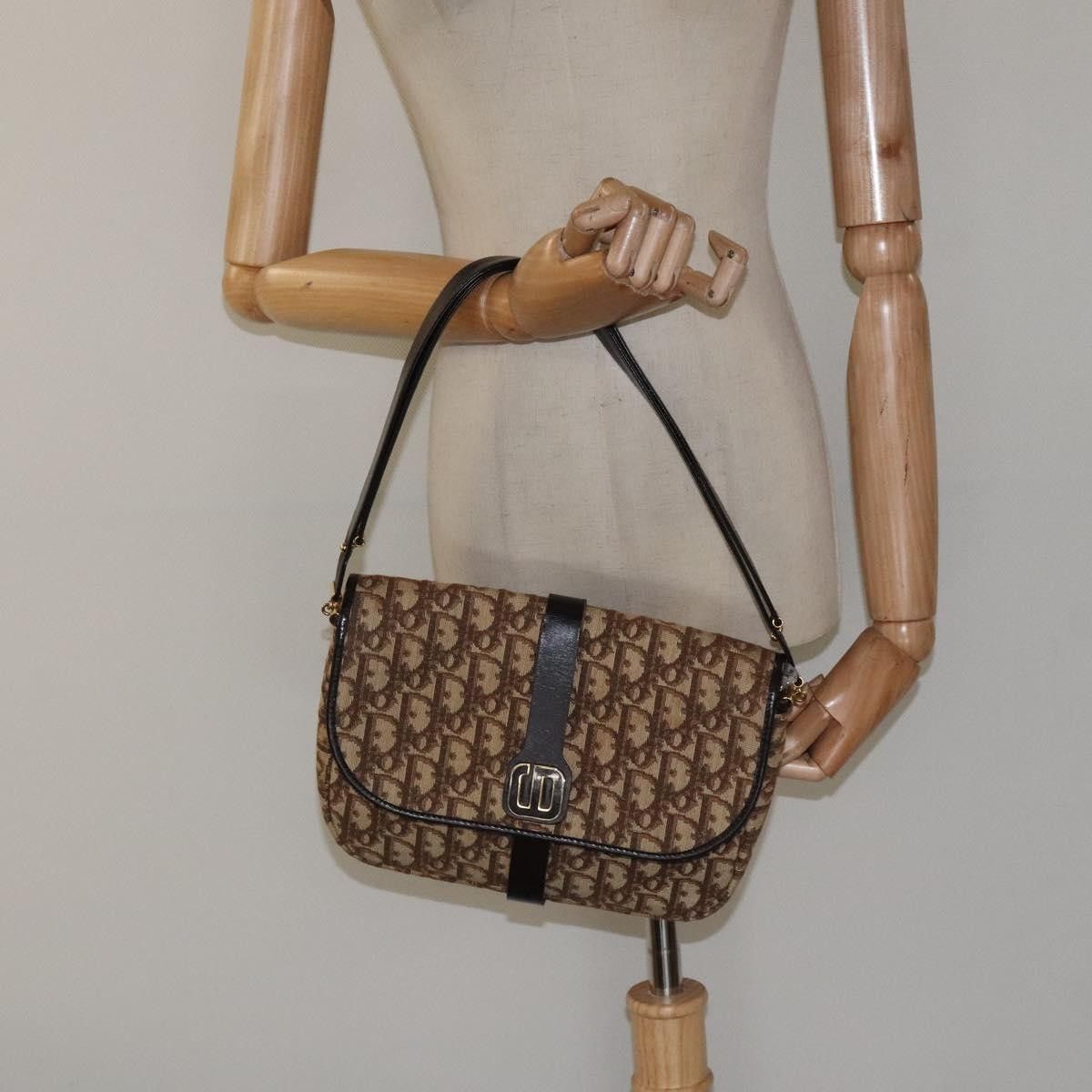Dior Christian Dior Vintage CD Flap Shoulder Bag Canvas Size ONE SIZE - 13 Thumbnail