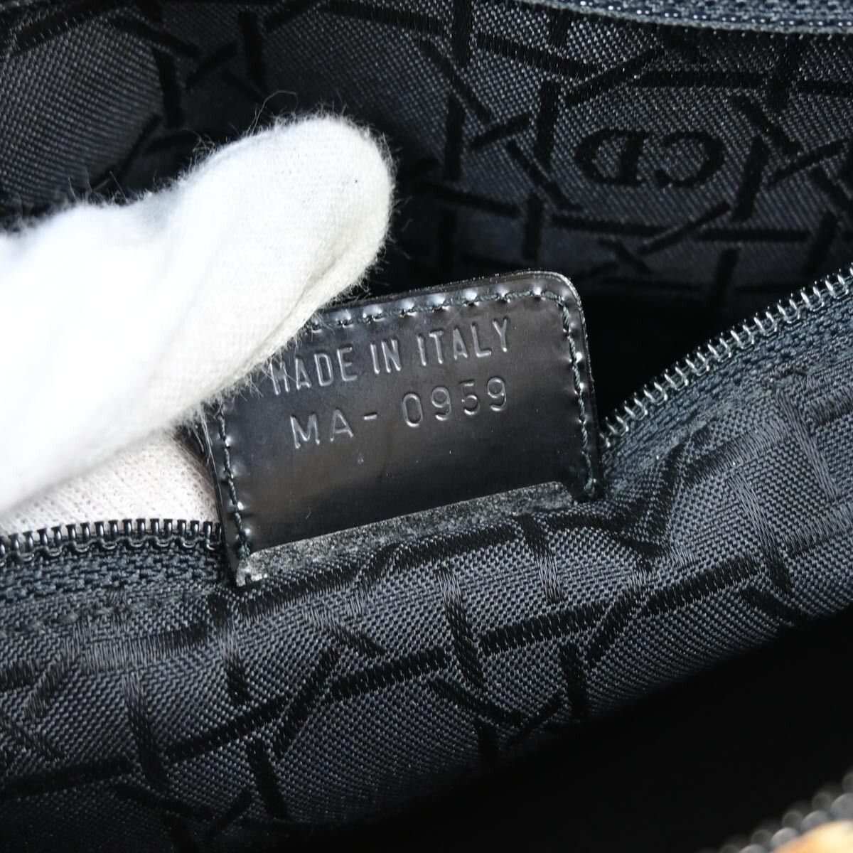 Dior Christian Dior Vintage Lady Dior Bag Printed Cannage Quilt Canvas Size ONE SIZE - 5 Thumbnail