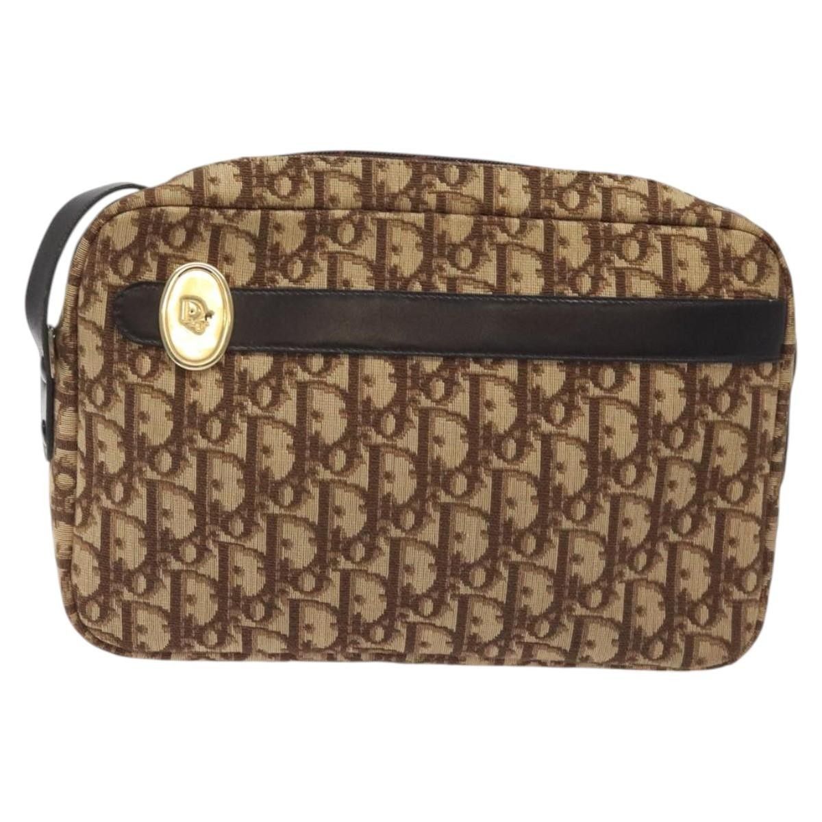 Dior Christian Dior Vintage Trotter Shoulder Bag Canvas Size ONE SIZE - 18 Thumbnail