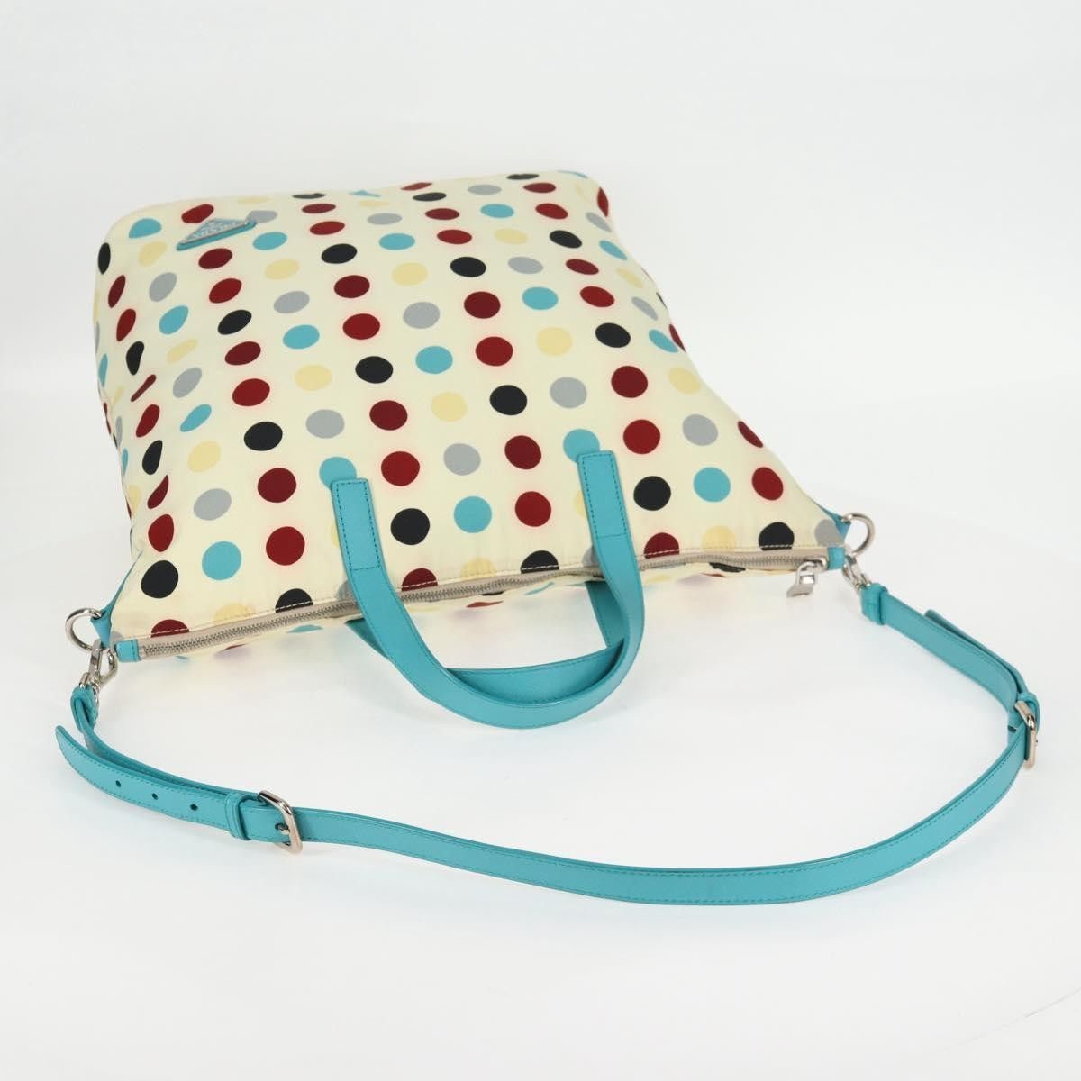 Prada Prada Convertible Tote Printed Tessuto with Saffiano Size ONE SIZE - 8 Thumbnail
