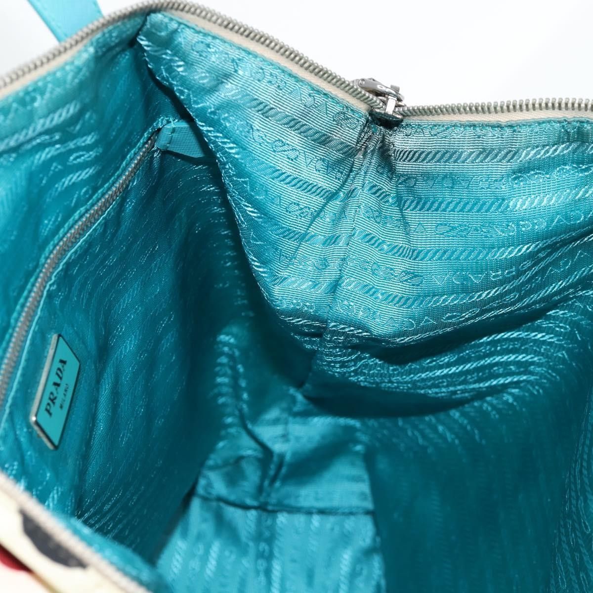 Prada Prada Convertible Tote Printed Tessuto with Saffiano Size ONE SIZE - 24 Thumbnail