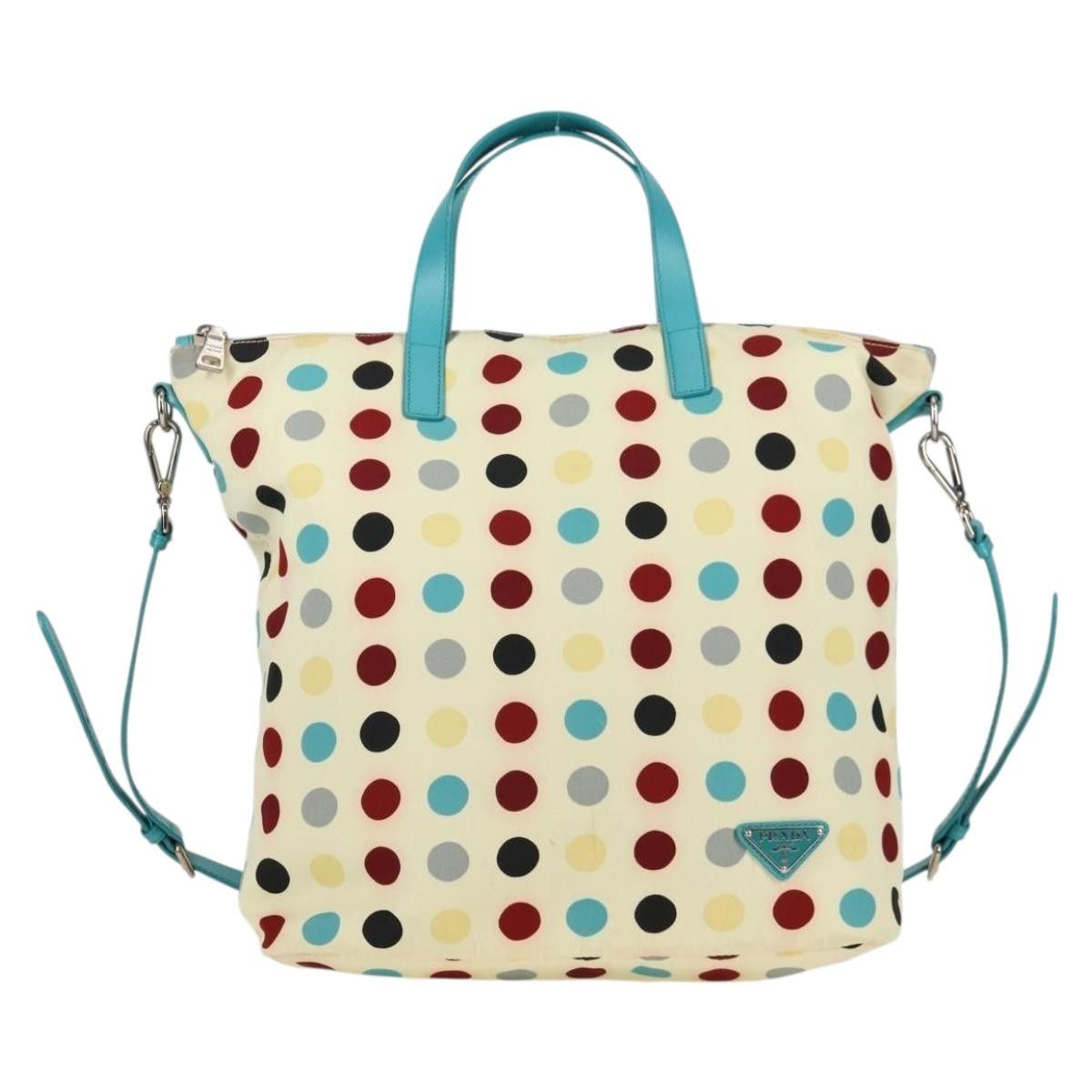 Prada Prada Convertible Tote Printed Tessuto with Saffiano Size ONE SIZE - 17 Thumbnail