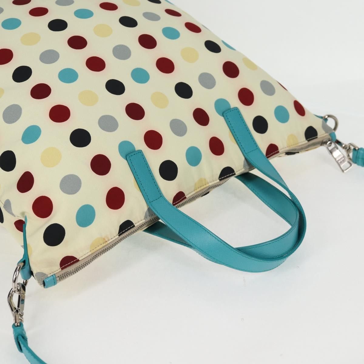 Prada Prada Convertible Tote Printed Tessuto with Saffiano Size ONE SIZE - 16 Thumbnail