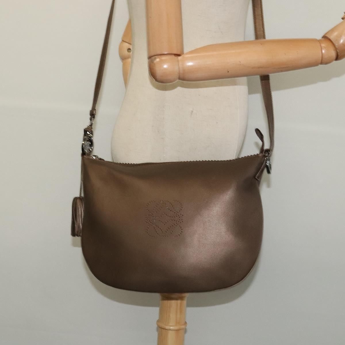 Loewe Loewe Anagram Shoulder Bag Leather Size ONE SIZE - 15 Thumbnail