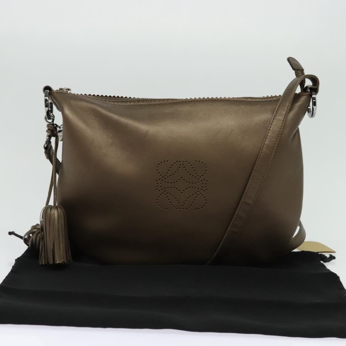 Loewe Loewe Anagram Shoulder Bag Leather Size ONE SIZE - 14 Thumbnail