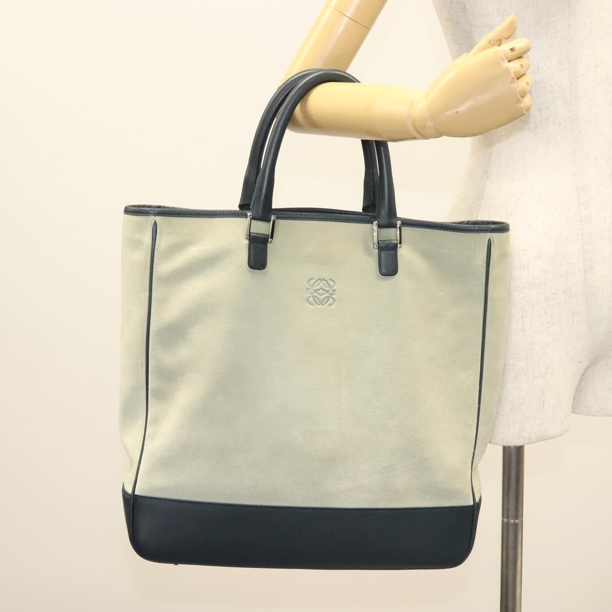 Loewe Loewe Anagram Tote Suede Size ONE SIZE - 14 Thumbnail