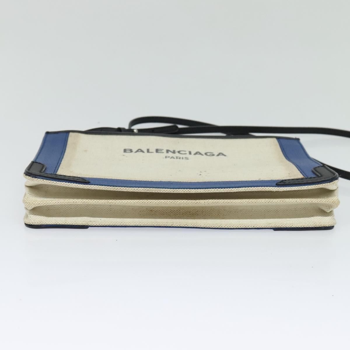 Balenciaga Balenciaga Navy Pochette Canvas and Leather Size ONE SIZE - 23 Thumbnail