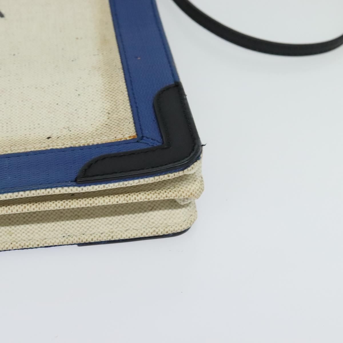 Balenciaga Balenciaga Navy Pochette Canvas and Leather Size ONE SIZE - 10 Thumbnail