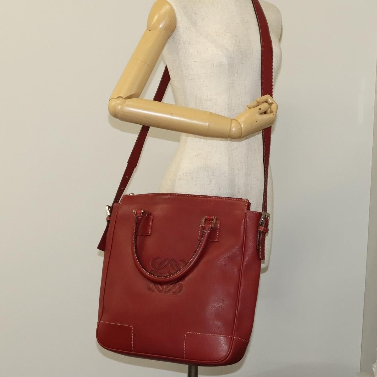 Loewe Loewe Anagram handbag Leather Size ONE SIZE - 14 Thumbnail