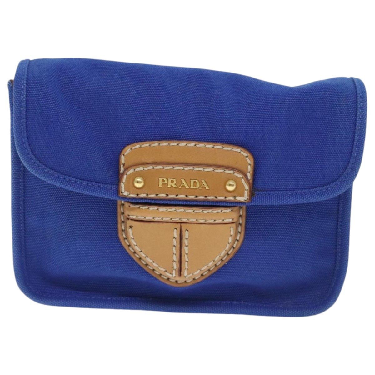 Prada Prada Push Lock Flap Shoulder Bag Canvas Size ONE SIZE - 17 Thumbnail