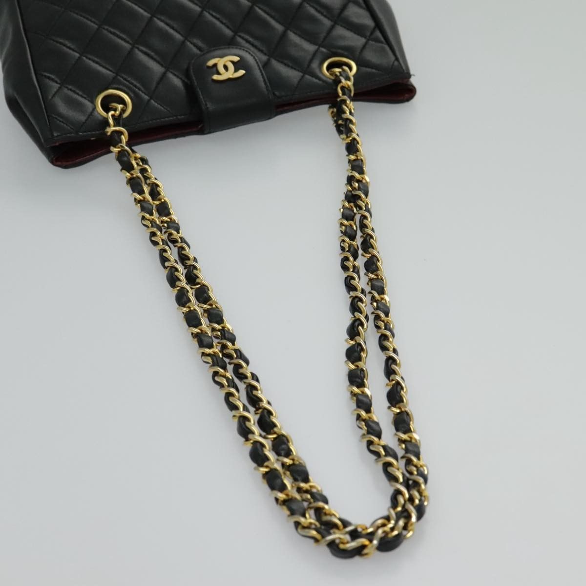Chanel Chanel Vintage Chain Shoulder Bag Quilted Lambskin Size ONE SIZE - 8 Thumbnail