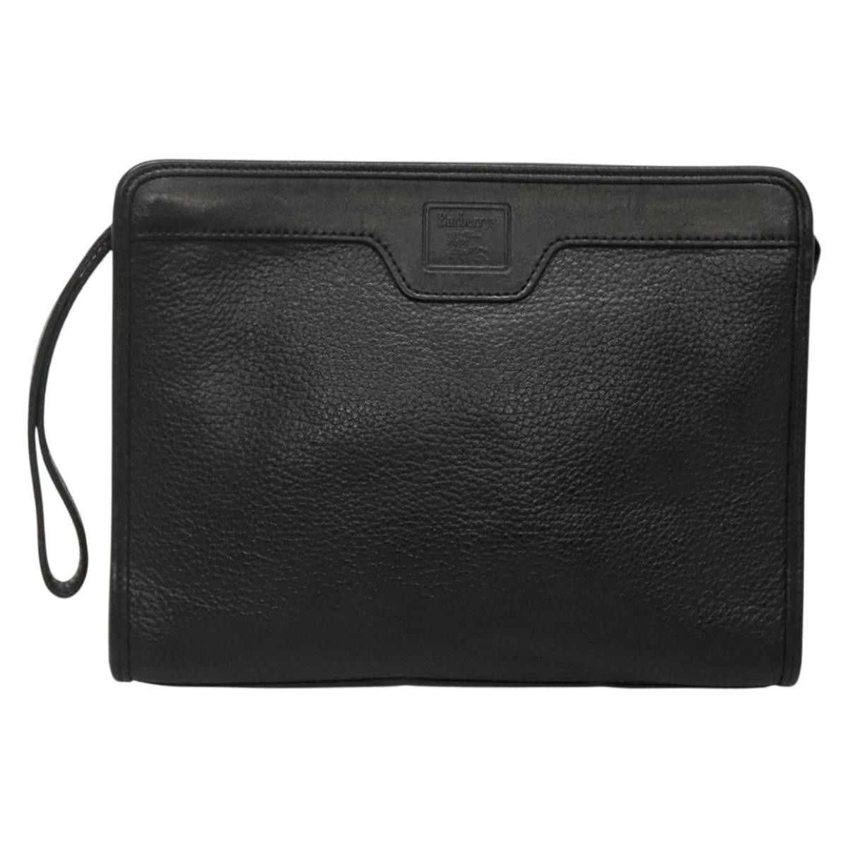Burberry Burberry Zip Clutch Leather Size ONE SIZE - 16 Thumbnail
