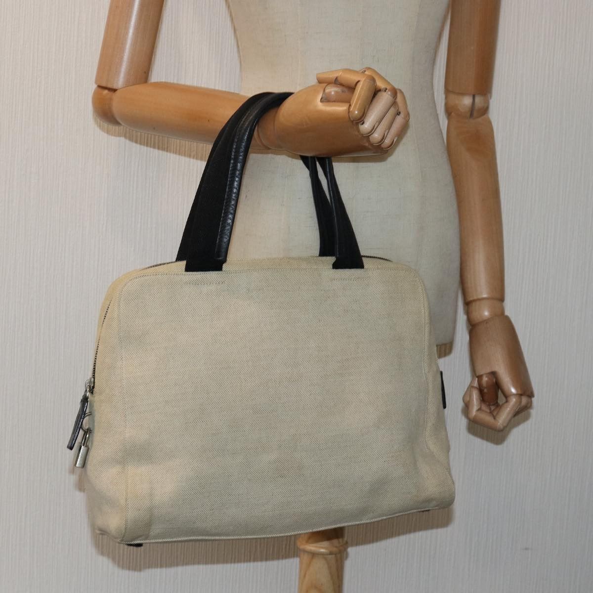 Prada Prada Vintage Handbag Canvas Size ONE SIZE - 16 Thumbnail