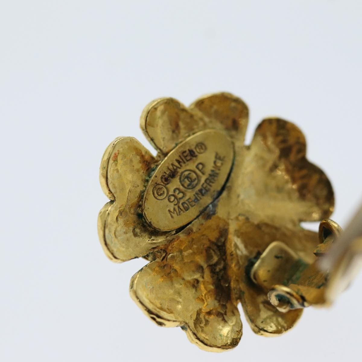 Chanel Chanel Vintage Camellia Clip-On Earrings Metal Size ONE SIZE - 5 Thumbnail