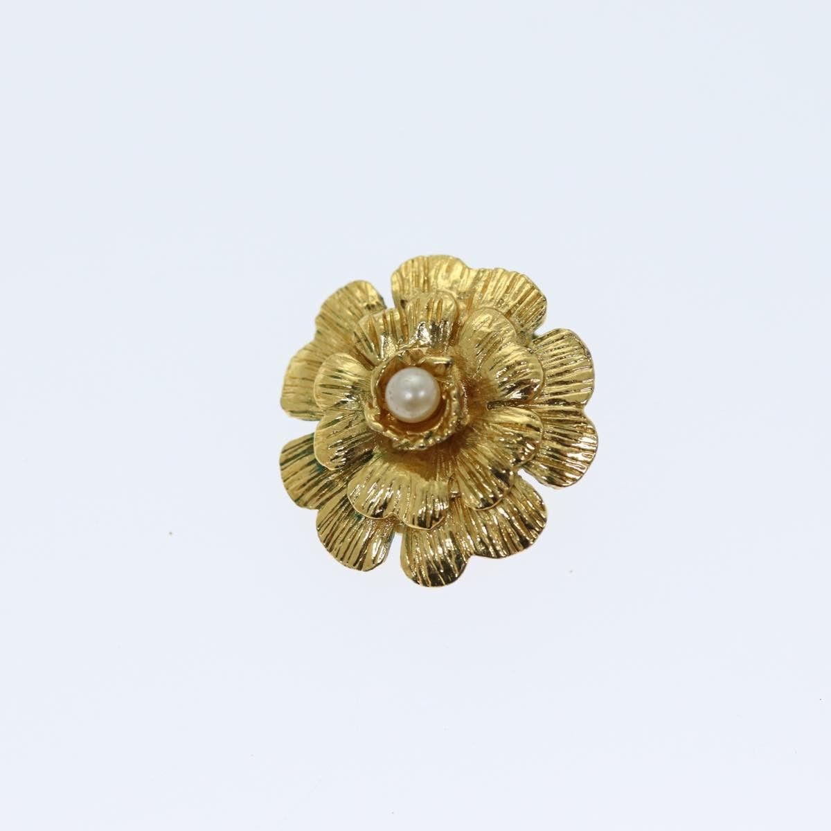 Chanel Chanel Vintage Camellia Clip-On Earrings Metal Size ONE SIZE - 2 Thumbnail