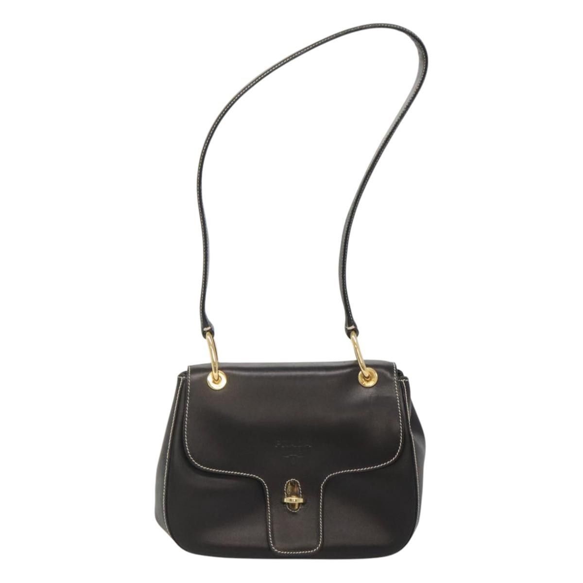Prada Prada Vintage Flap Shoulder Bag Leather Size ONE SIZE - 17 Thumbnail