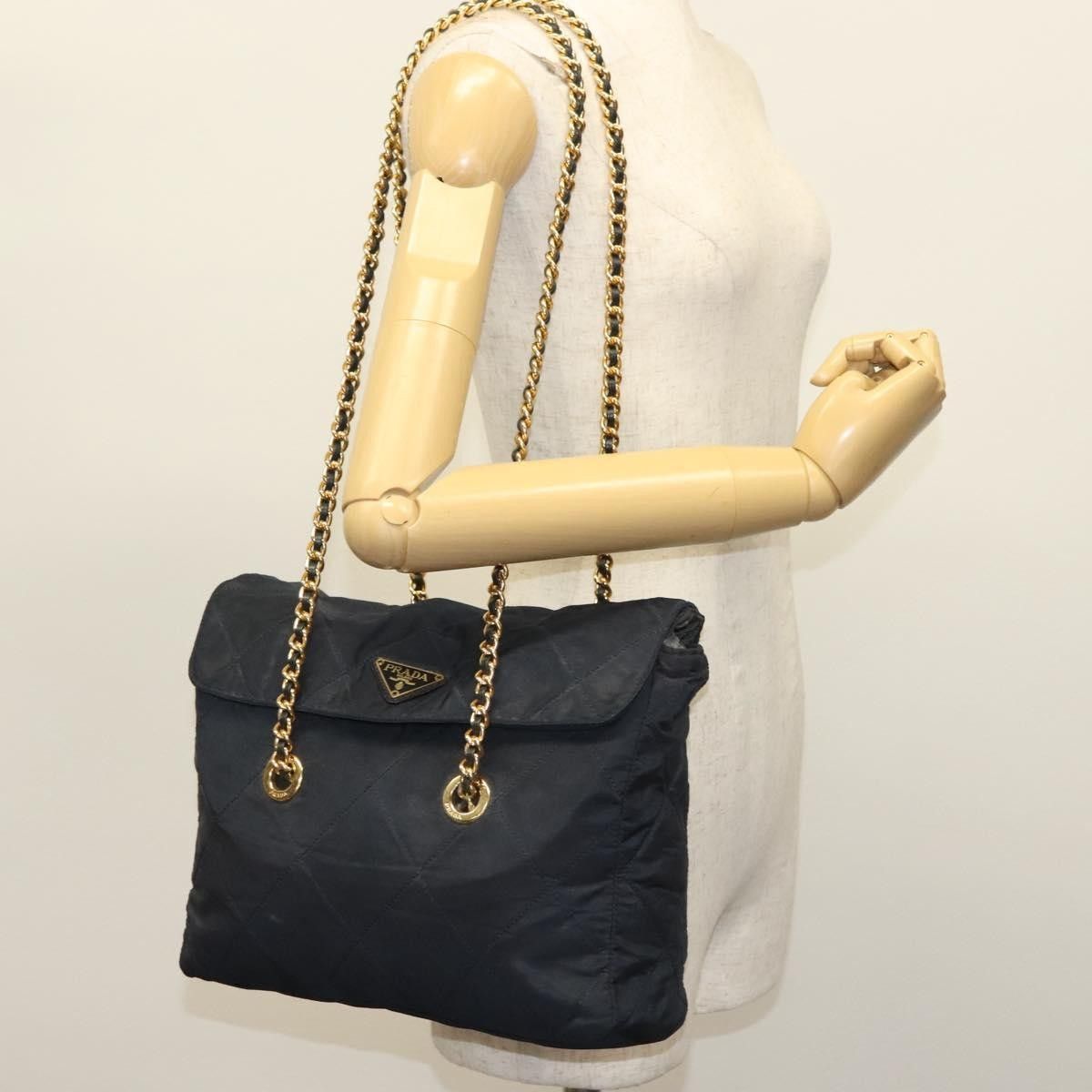 Prada Prada Re-Edition 1995 Chain Tote Quilted Re-Nylon Size ONE SIZE - 15 Thumbnail