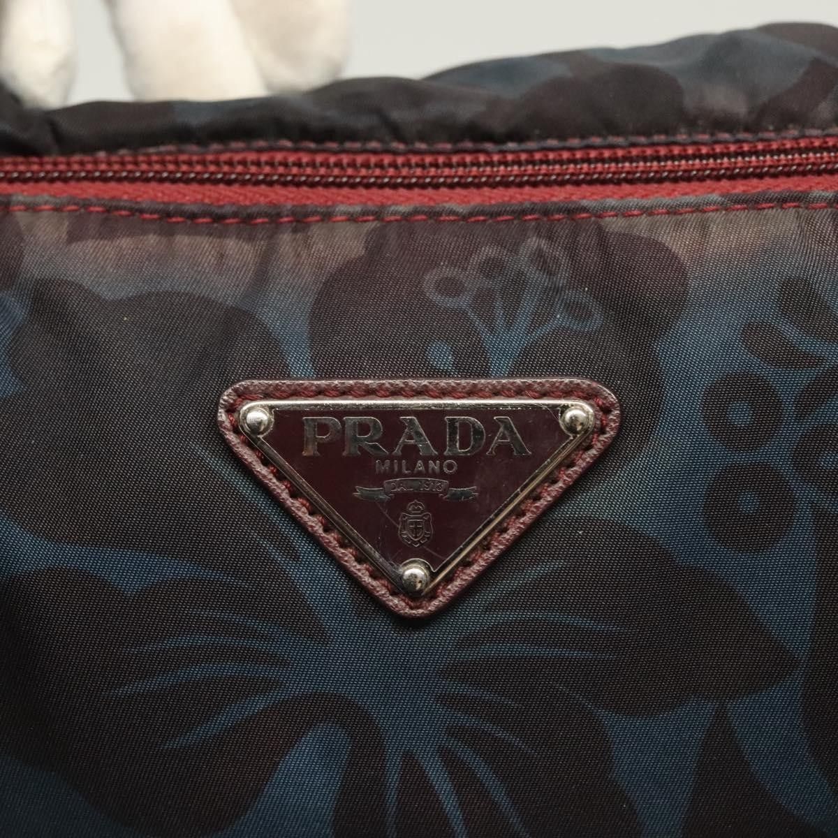 Prada Prada Convertible Tote Printed Tessuto with Saffiano Size ONE SIZE - 20 Thumbnail