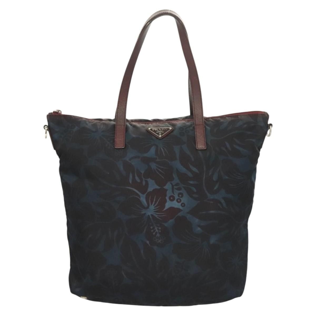Prada Prada Convertible Tote Printed Tessuto with Saffiano Size ONE SIZE - 16 Thumbnail