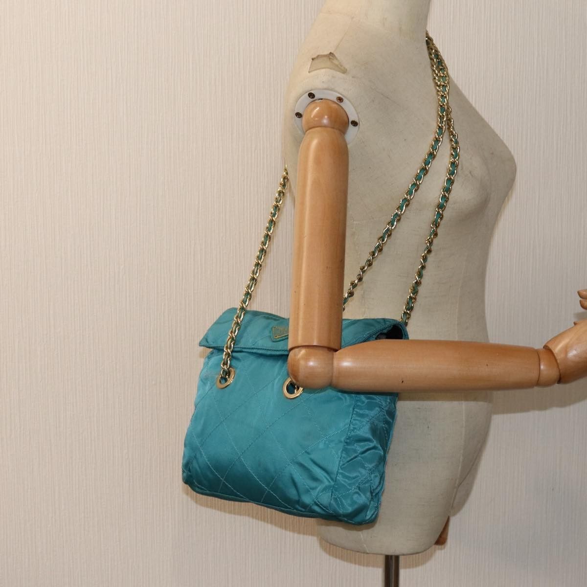 Prada Prada Chain Shoulder Bag Tessuto Size ONE SIZE - 14 Thumbnail
