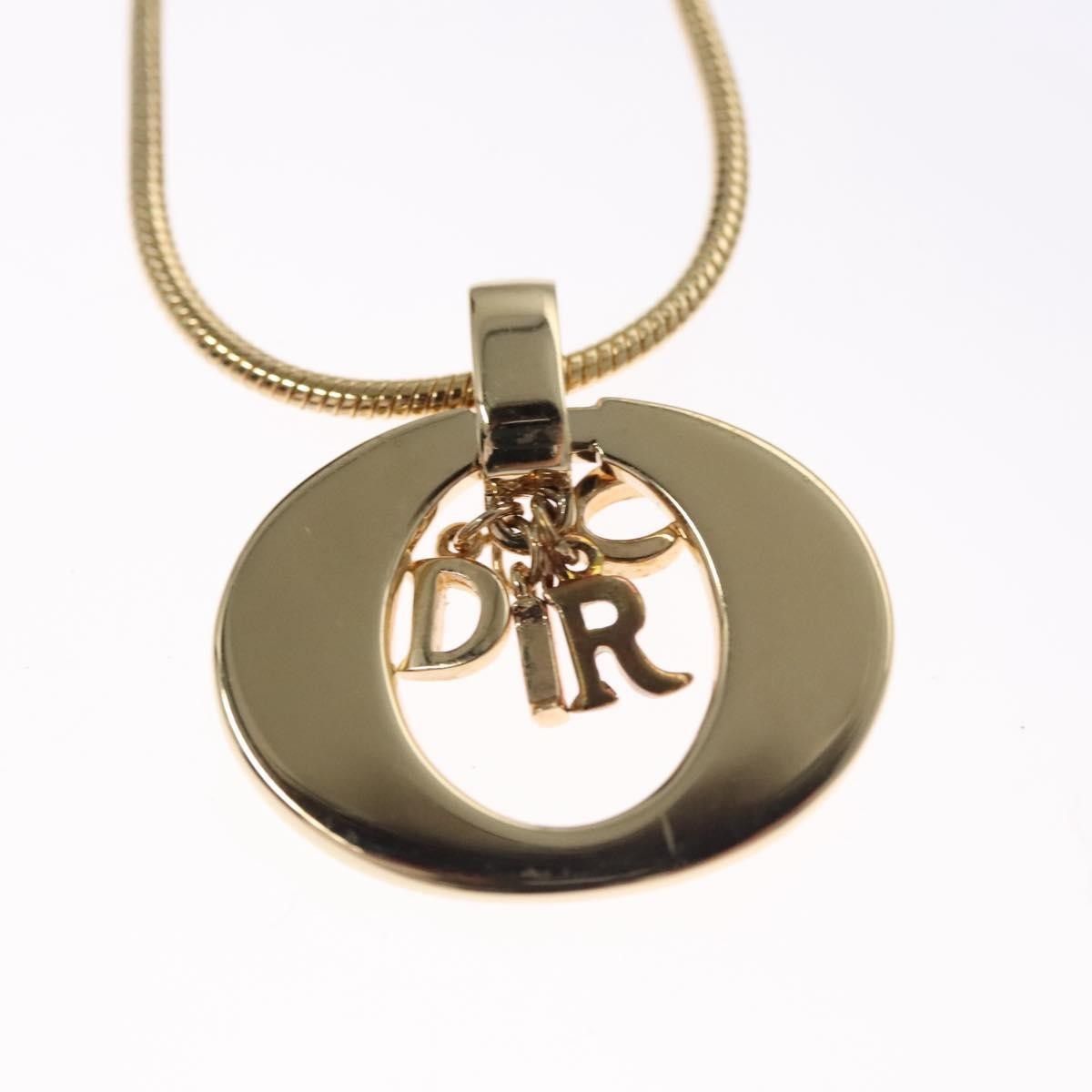 Dior Christian Dior Logo Pendant Necklace Metal Size ONE SIZE - 3 Thumbnail