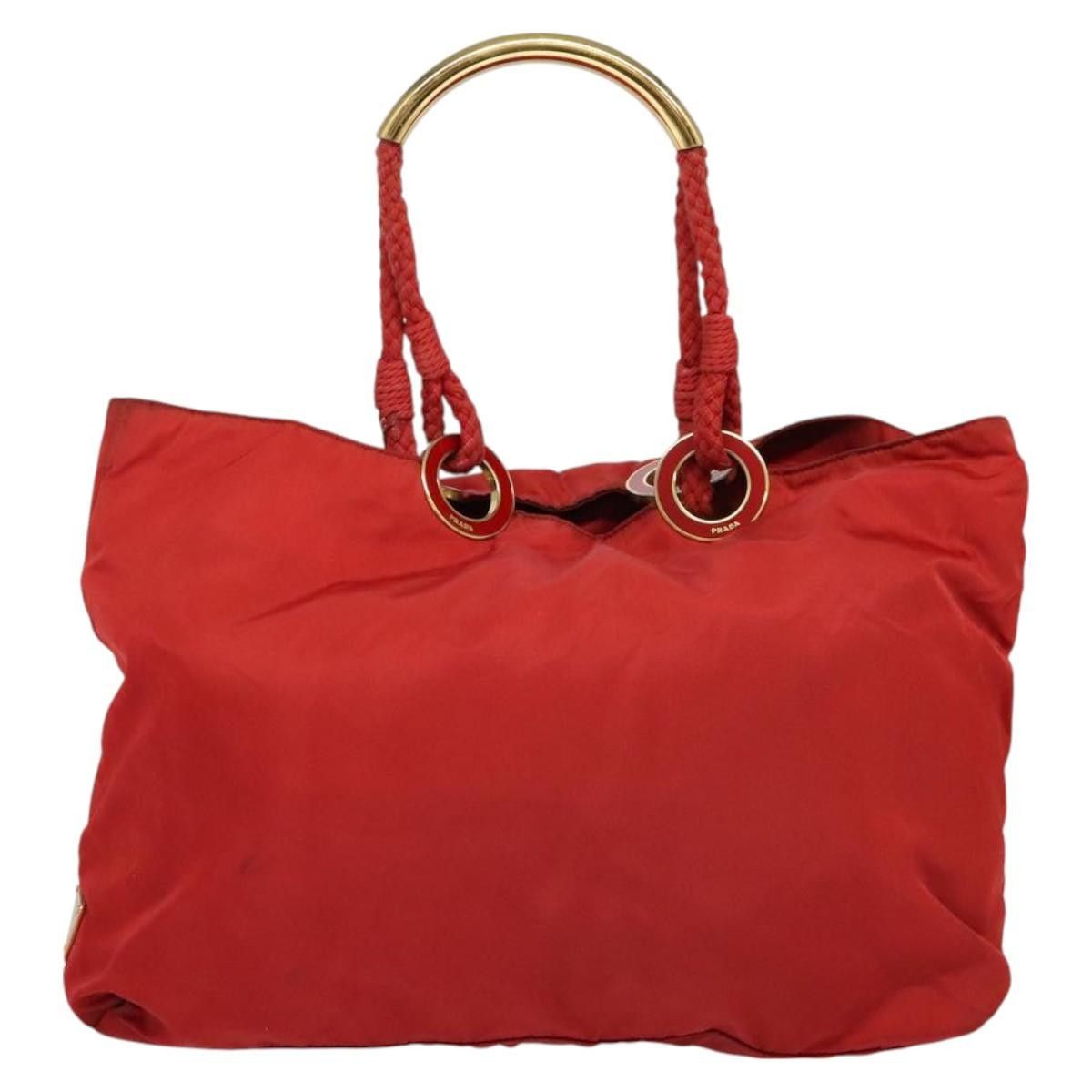 Prada Prada Convertible Metal Handle Satchel Quilted Tessuto Size ONE SIZE - 16 Thumbnail